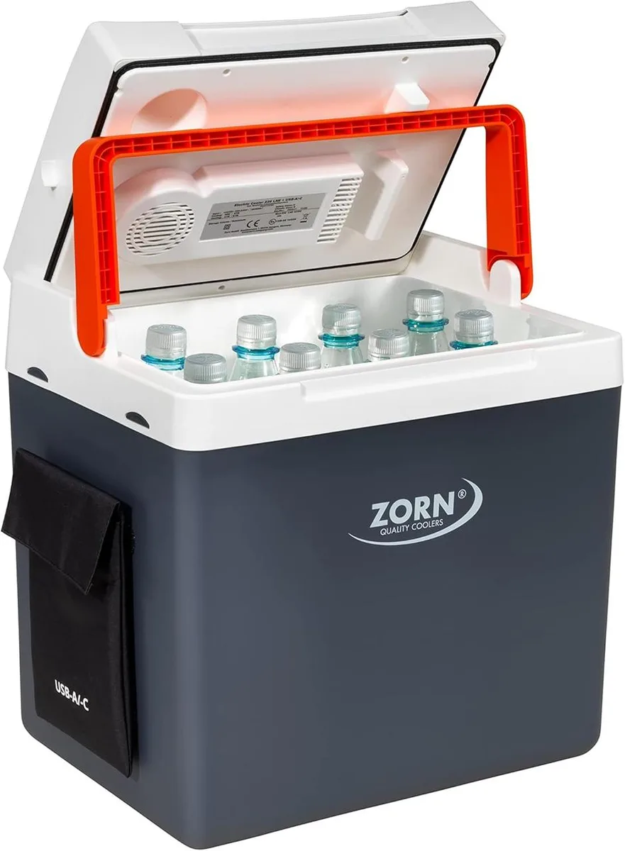 Автохолодильник Zorn термоелектричний 25 л USB 12/230 V чорний