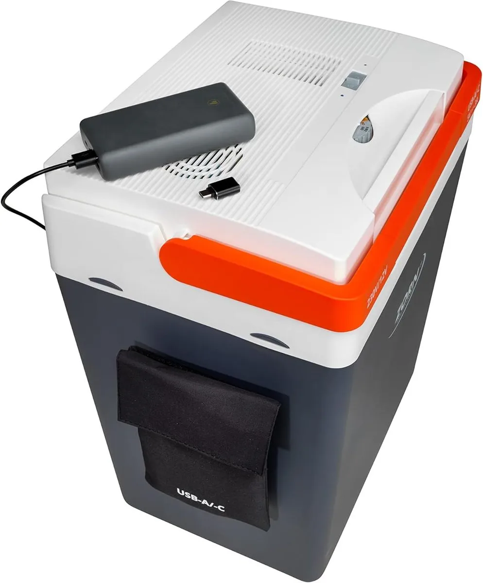 Автохолодильник Zorn термоелектричний 25 л USB 12/230 V чорний