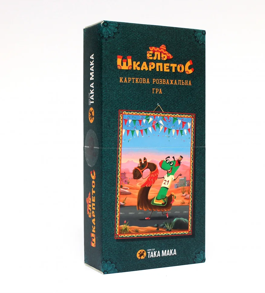 Настільна карткова гра ШкарпетоС 40 карток картон 16х16х5 см різнокольоровий