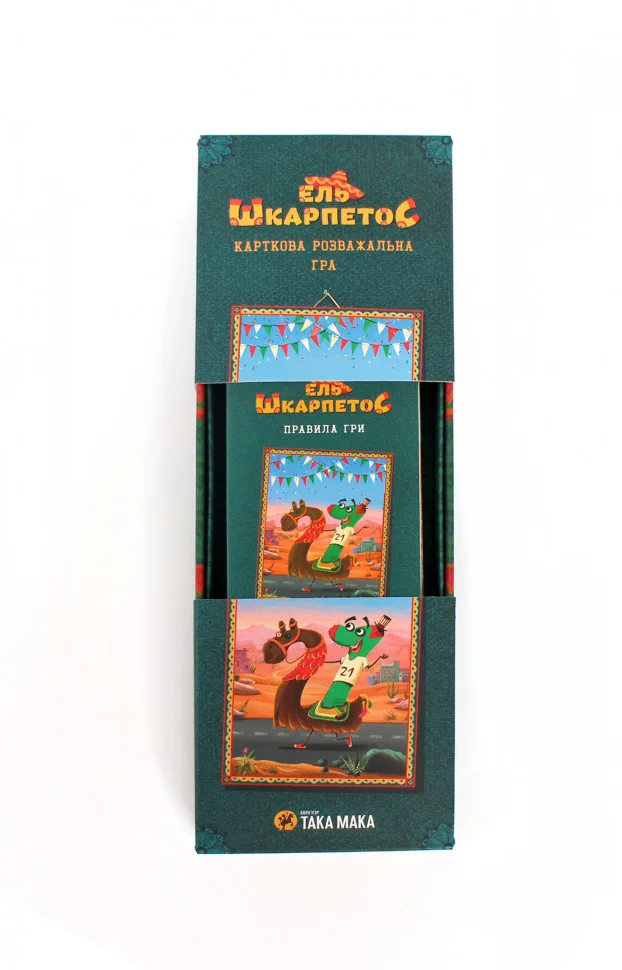 Настільна карткова гра ШкарпетоС 40 карток картон 16х16х5 см різнокольоровий