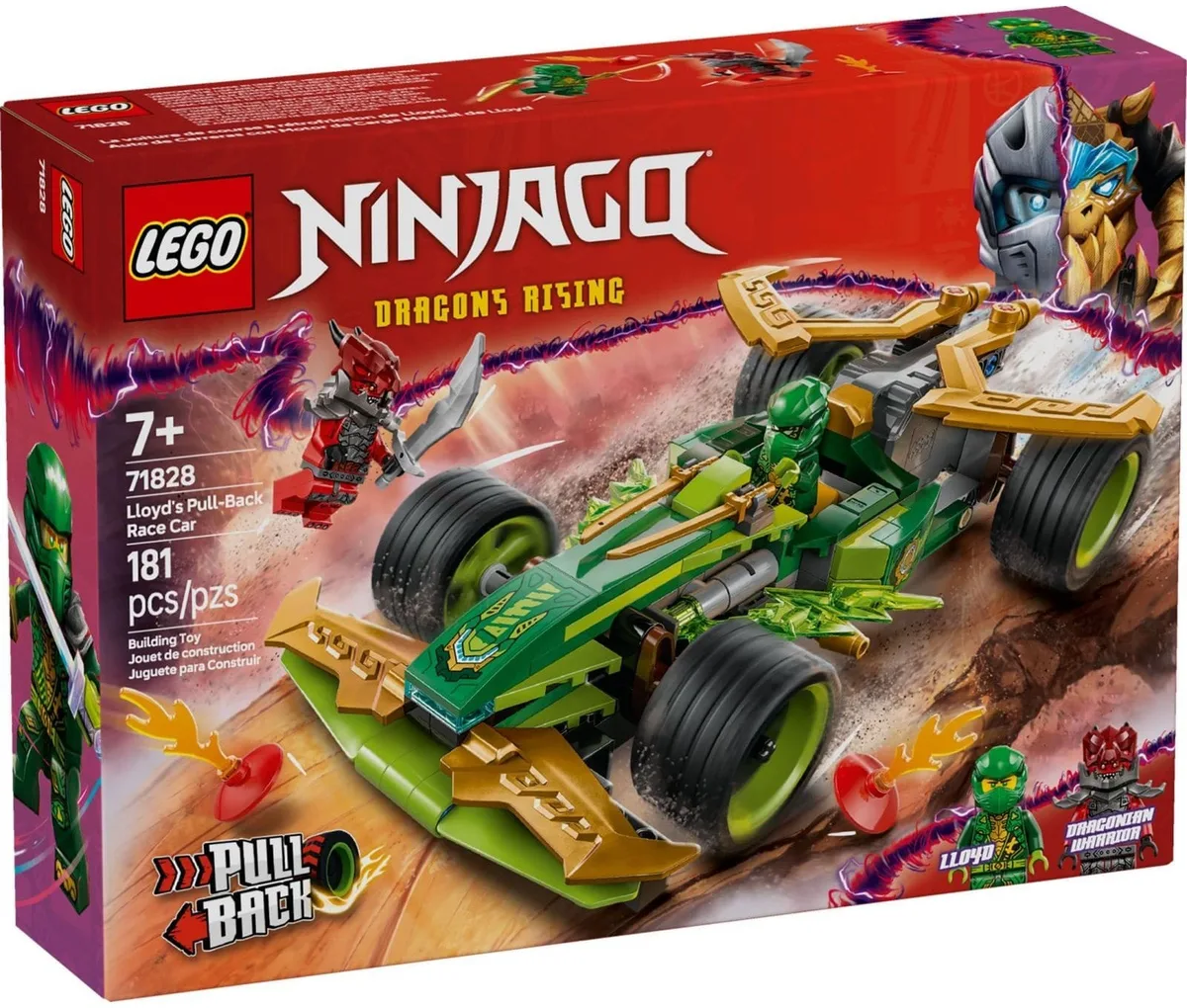 Конструктор LEGO Ninjago Автомобіль з інерційним двигуном для дітей від 7 років різнокольоровий