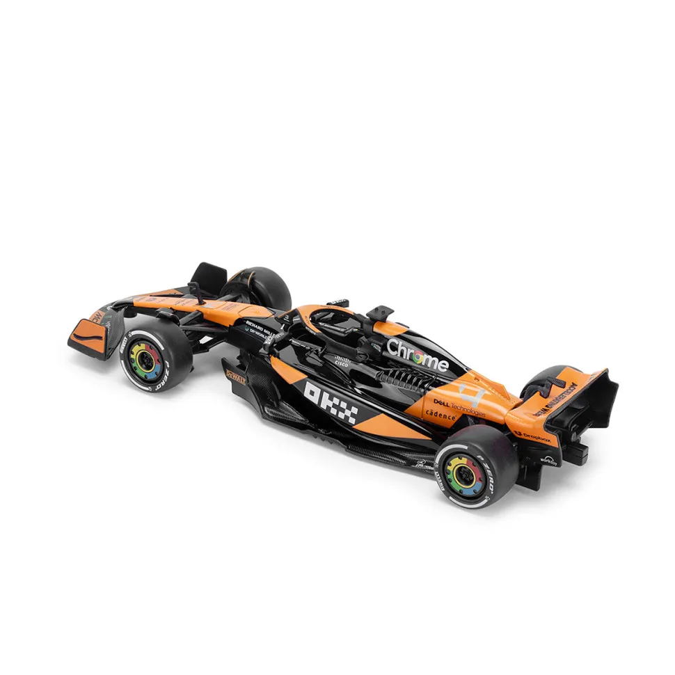 Дитяча автомодель TechnoDrive металева 1:43 жовтогаряча MCLAREN F1 2024