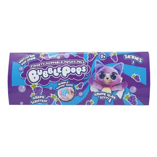 М'яка іграшка з ароматом Bubble Pops Виноградне кошеня 34 см для дітей від 0 років плюшева іграшка для обіймів