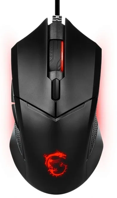 Миша MSI Clutch GM08, Red, USB-A, чорний