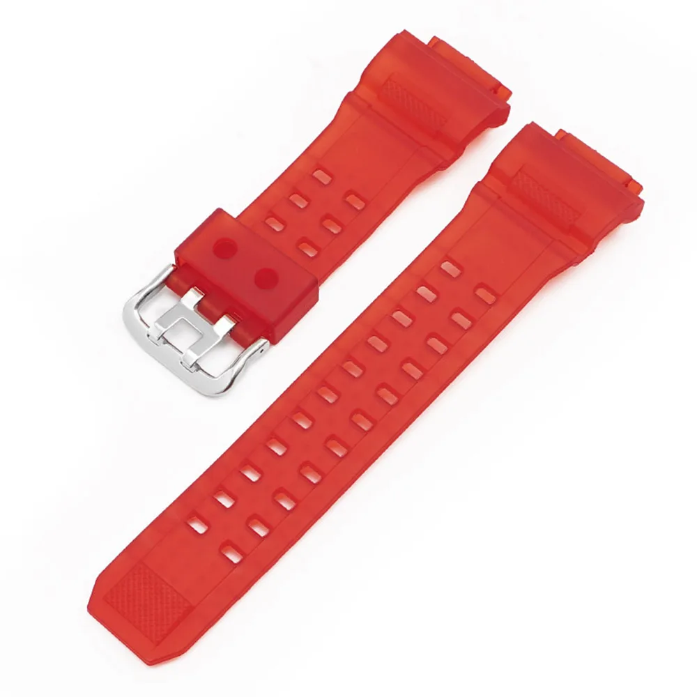 Ремінець Casio полімерний 21,1 см червоний