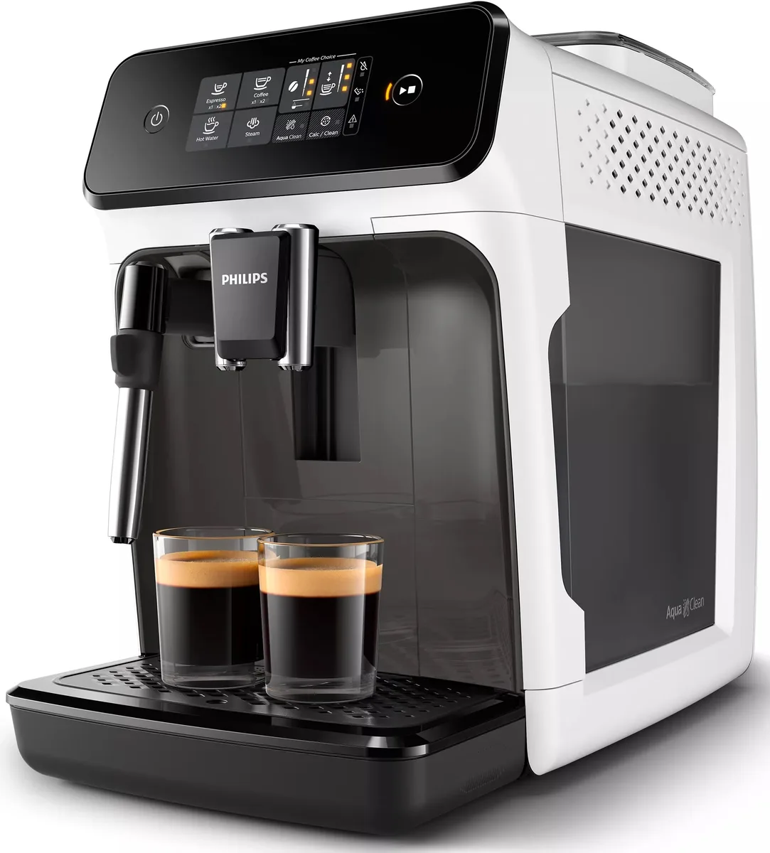 Кавоварка Philips Series 1200, об'єм 1.8л, для зернової та меленого кави, з ручним капучинатором та 2 авторськими рецептами, кольо