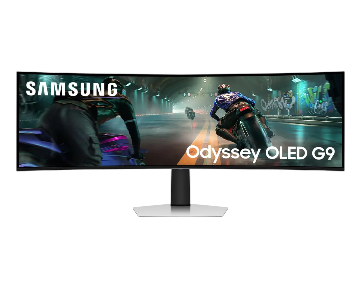 Монитор Samsung 48.7" Odyssey G9 49DG910 HDMI, DP, USB, USB-C, OLED, 5120x1440, 32:9, 144Гц, 0.3мс, изогнутый.