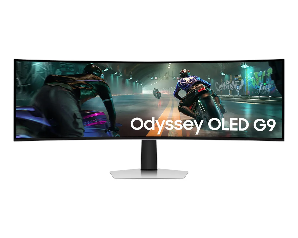 Монитор Samsung 48.7" Odyssey G9 49DG910 HDMI, DP, USB, USB-C, OLED, 5120x1440, 32:9, 144Гц, 0.3мс, изогнутый.