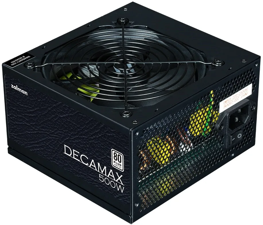 Блок живлення Zalman 500W ATX активний PFC 85% 4xSATA 3xMolex 120мм