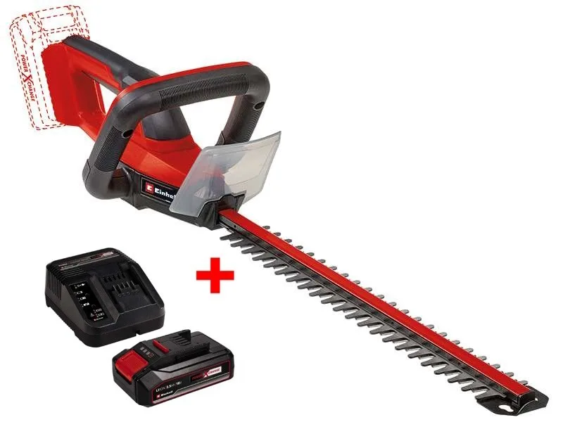 Кусторез аккумуляторный Einhell 40 см черный красный 2 кг