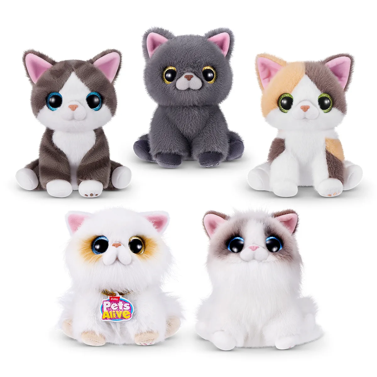 Интерактивный игровой набор Pets & Robo Alive мягкая игрушка 16х13 см полиэстер