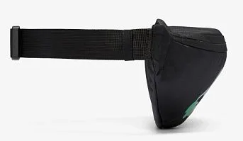 Сумка на пояс NIKE поліестер 41х10х15 см чорний зелений унісекс