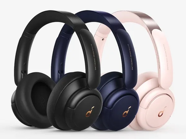 Гарнітура Anker SoundCore Бездротові повнорозмірні сині штучна шкіра 40 мм