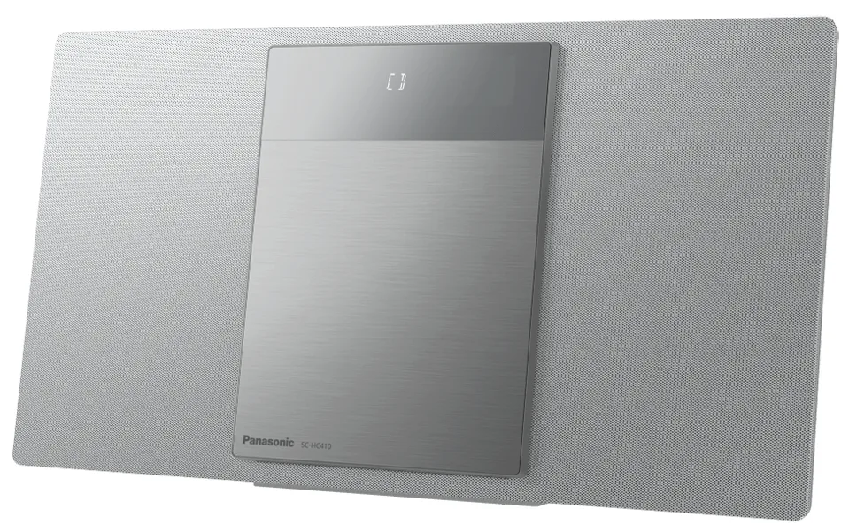 Мікросистема Panasonic 40 Вт CD USB Bluetooth Алюміній Чорна