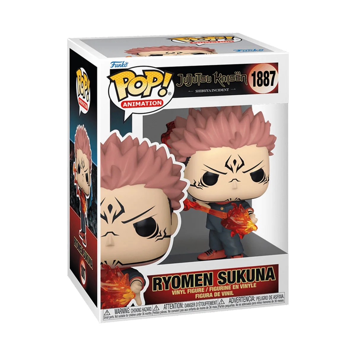 Ігрова фігурка Funko вінілова 6х5,5х11,4 см Рьомен Сукуна Вогняна стріла