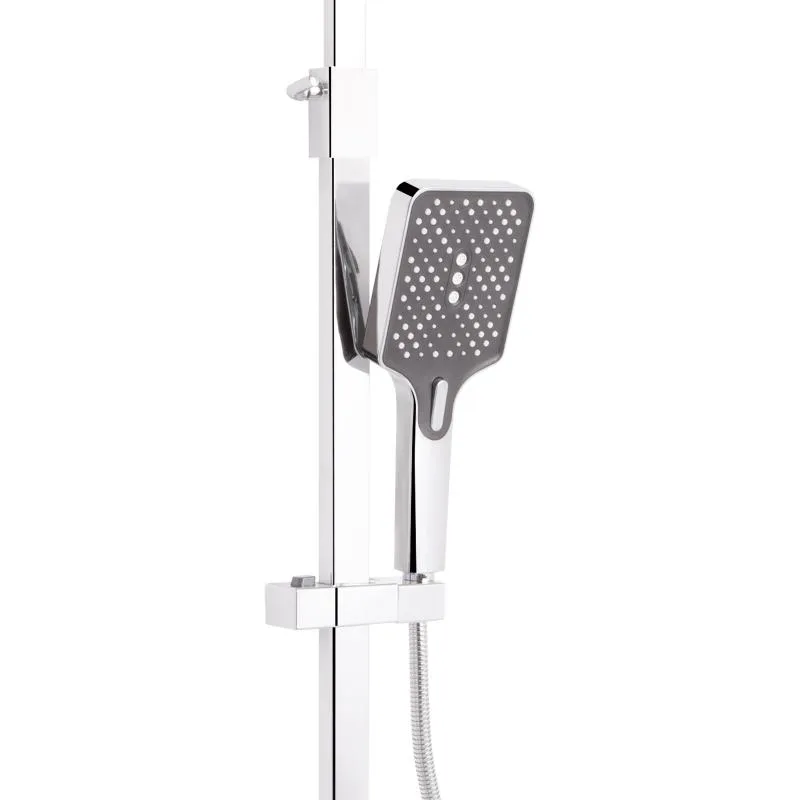 Душова система Qtap Swan Cascada 1500 мм Латунь Хром
