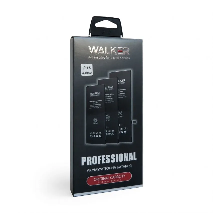 Акумулятор WALKER Professional 2658mAh 3,8V для Apple iPhone Xs