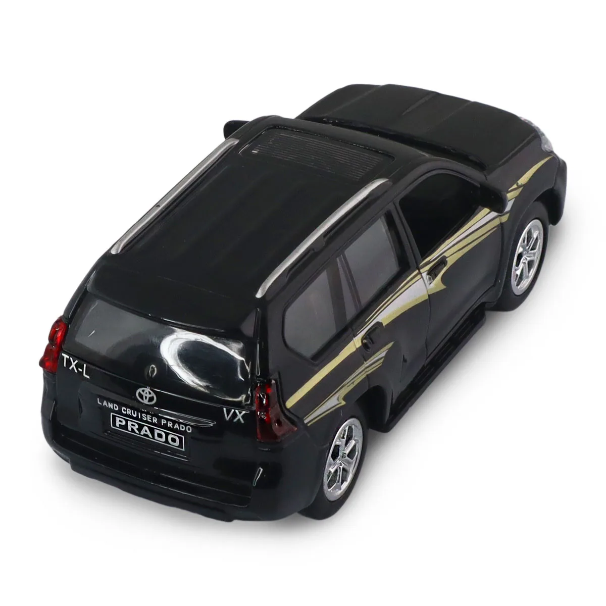 Автомодель TechnoDrive метал 12х5х5 см чорна