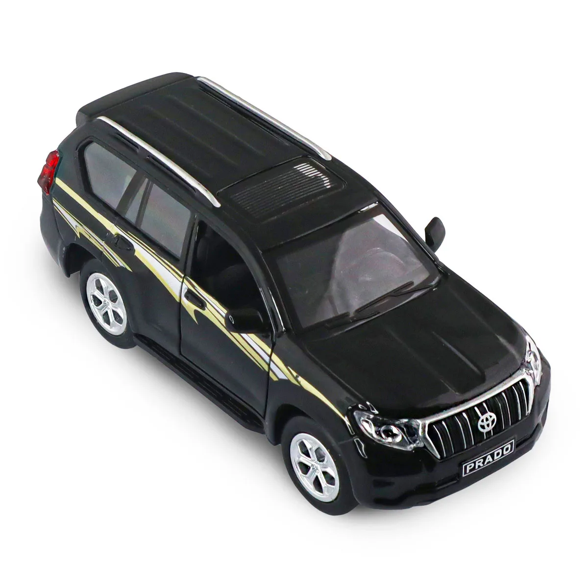 Автомодель TechnoDrive метал 12х5х5 см чорна
