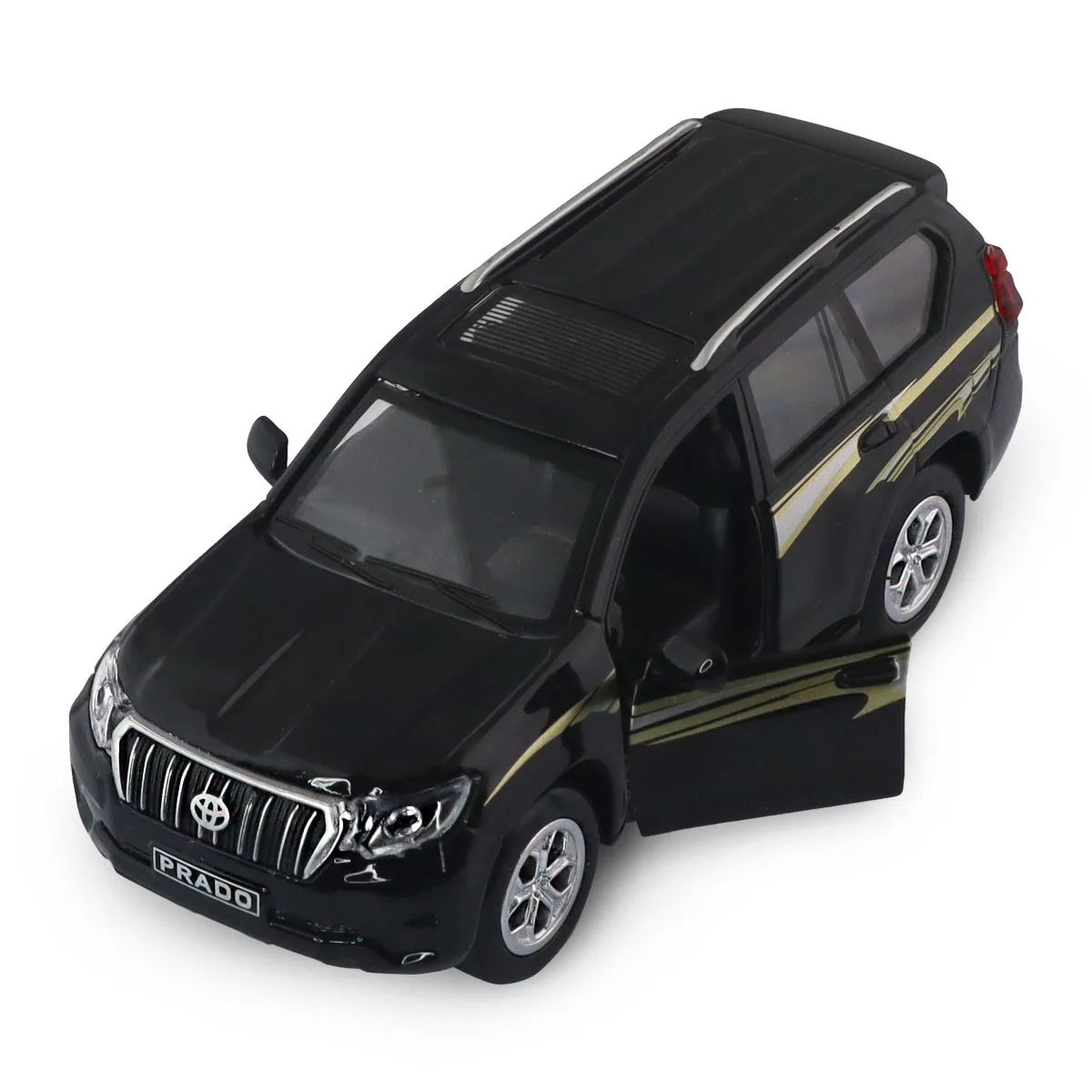 Автомодель TechnoDrive метал 12х5х5 см чорна