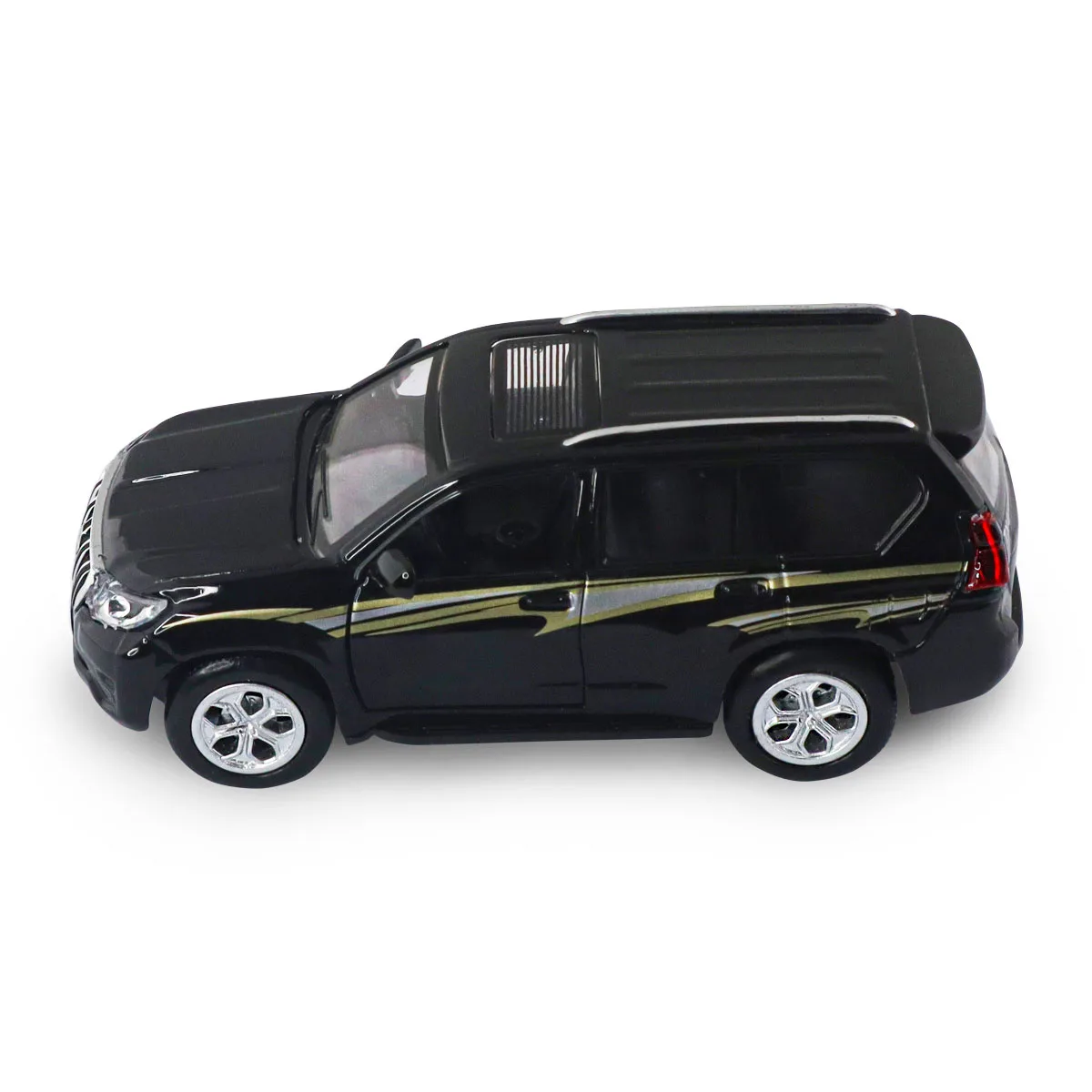 Автомодель TechnoDrive метал 12х5х5 см чорна