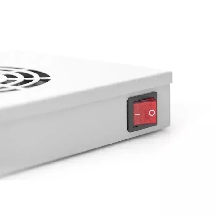 Блок вентиляторів DIGITUS 19", 4 fans, thermostat, RAL 7035