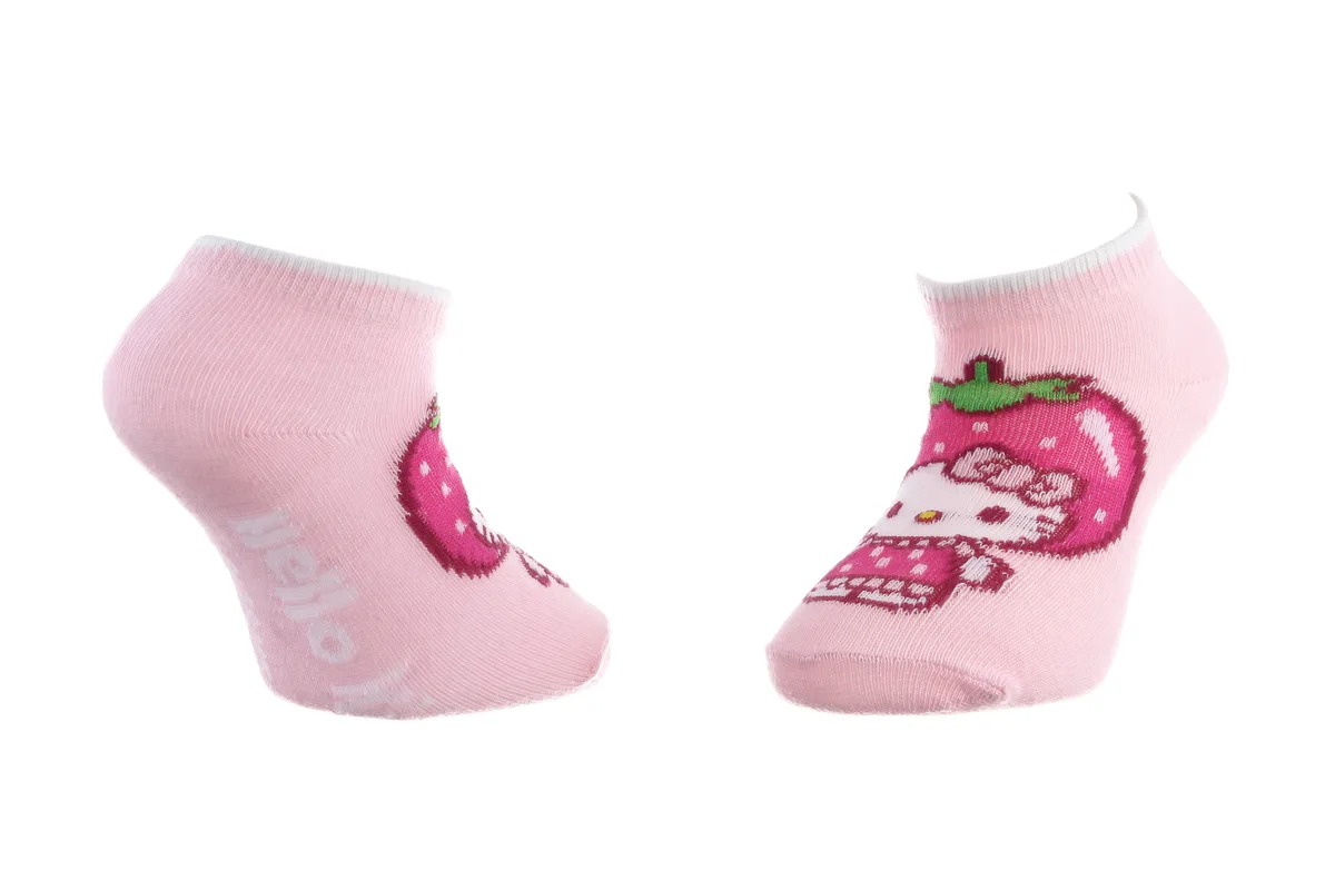 Шкарпетки Hello Kitty 57% бавовна 31-34 рожеві