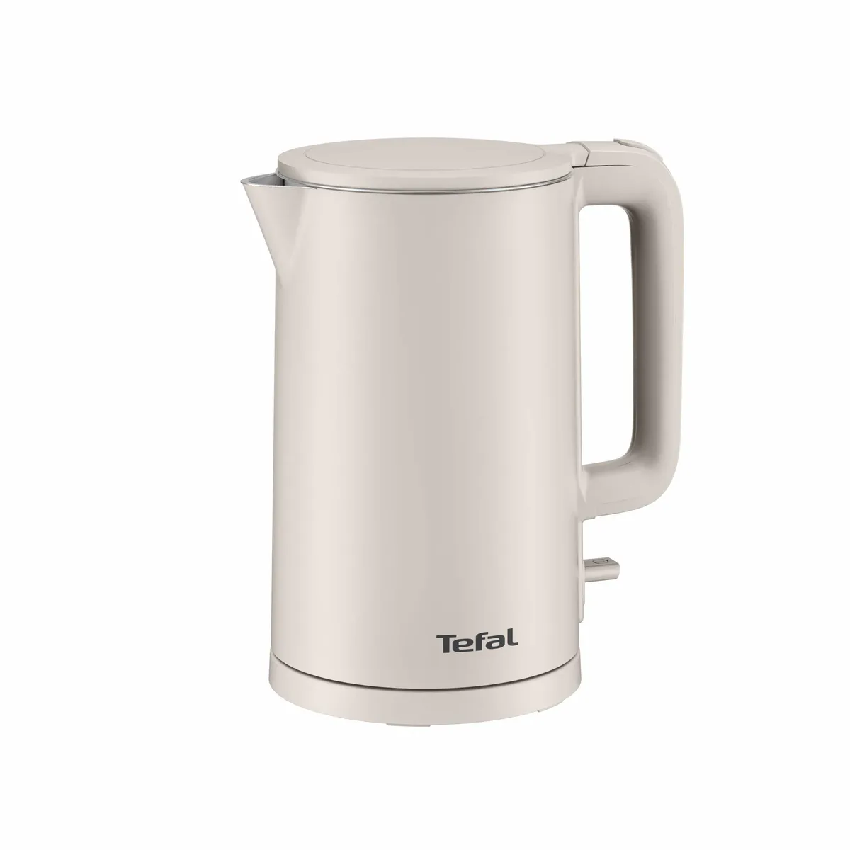 Електричний чайник Tefal Thermo Protect, 1.5л, пластиковий корпус, нержавіюча сталь, кремовий.