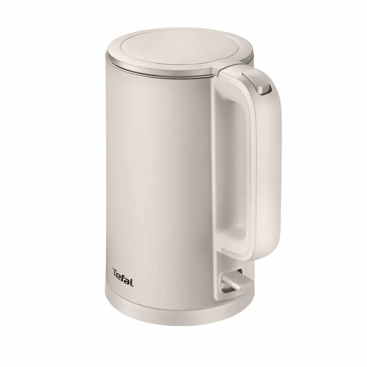 Електричний чайник Tefal Thermo Protect, 1.5л, пластиковий корпус, нержавіюча сталь, кремовий.