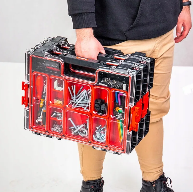 Ящик органайзер Qbrick пластик 450х358х80 мм чорний