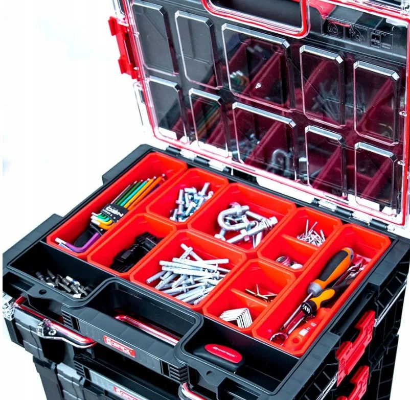 Ящик органайзер Qbrick пластик 450х358х80 мм чорний