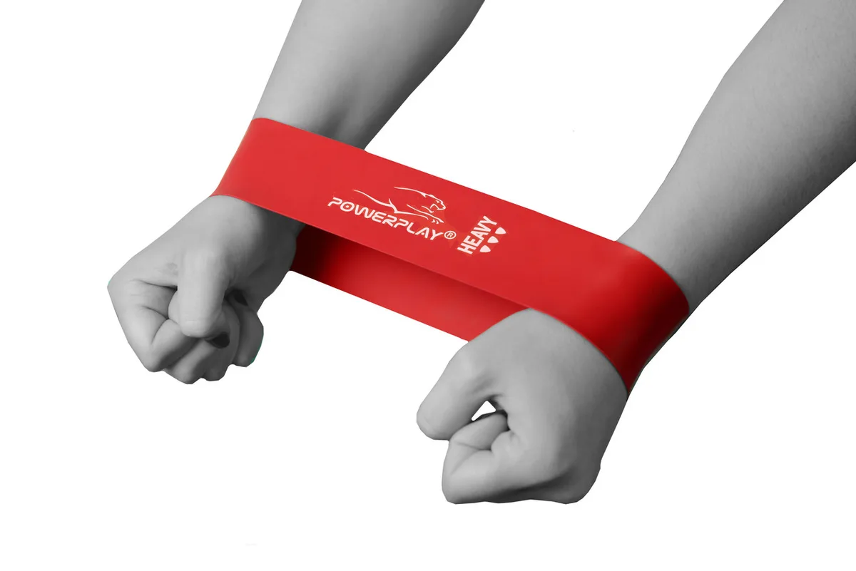 Резинка для фитнеса Active Point латексная 1,2 мм красная 11 кг