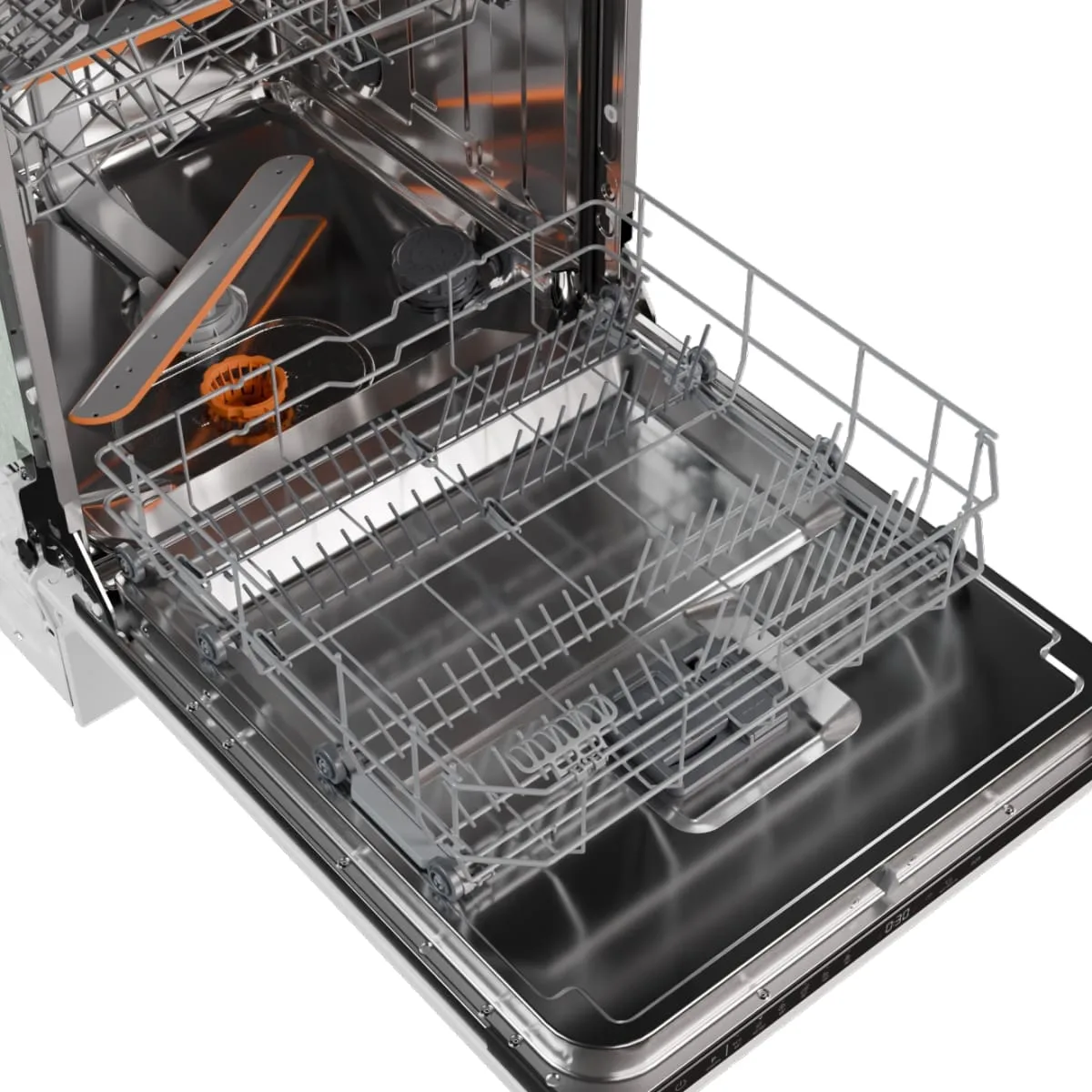 Вбудована посудомийна машина Gorenje, 16 комплектів, клас енергоспоживання A+++, ширина 60 см, система AquaStop, автоматичне відкр