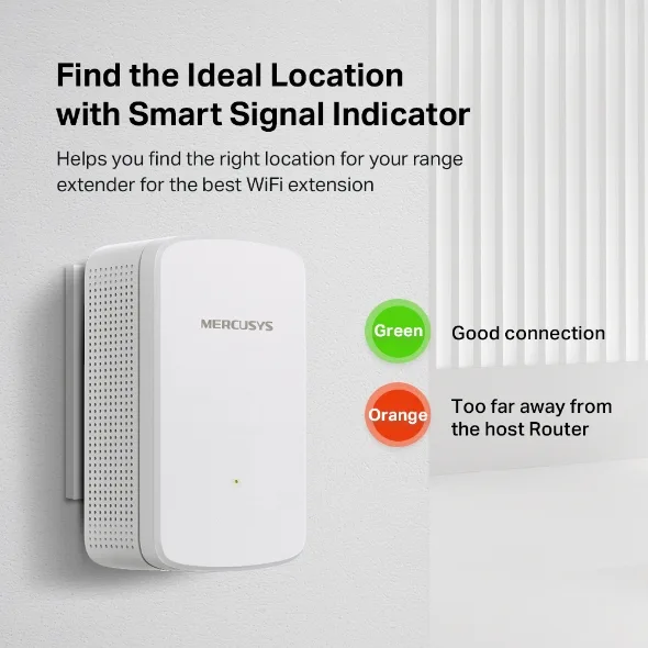 Розширювач покриття WiFi MERCUSYS ME10 AC1200, 1хFE LAN