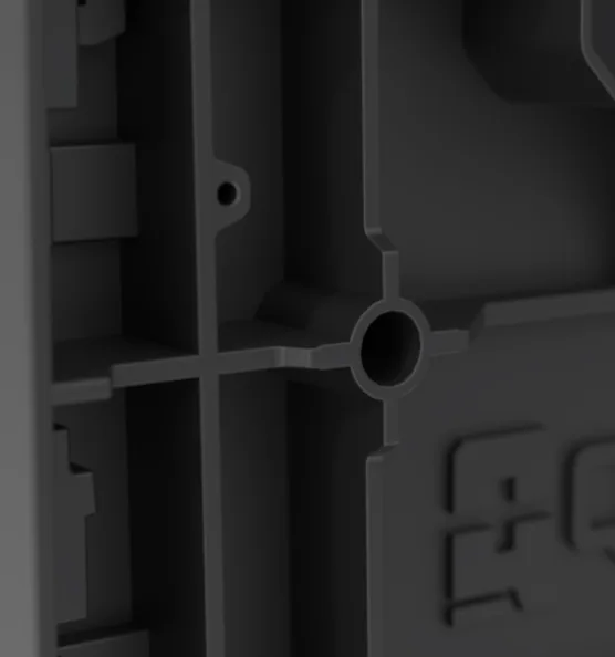 Ящик для інструментів Qbrick пластик 587х380х340 мм чорнo-червоний
