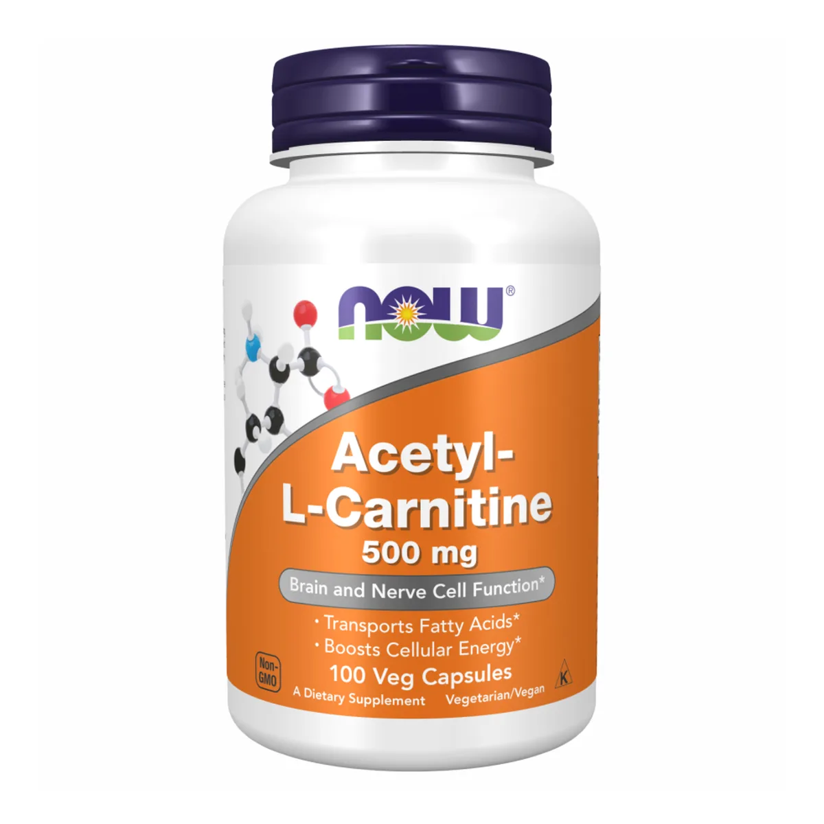 Acetyl L-Carnitine 500mg Now Foods капсулы 100 шт