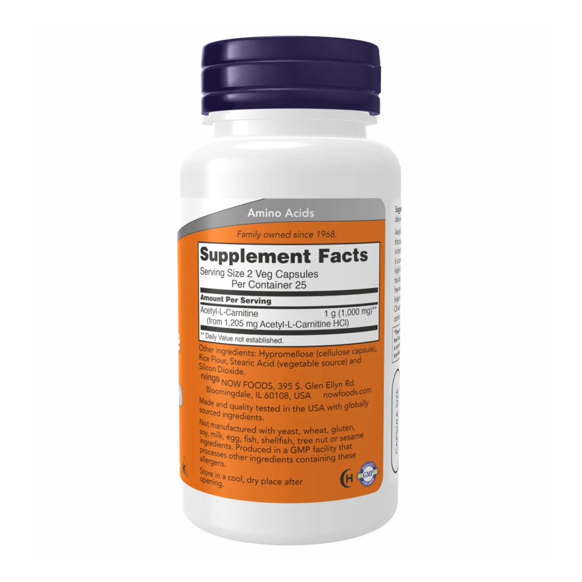 Acetyl L-Carnitine 500mg Now Foods капсулы 100 шт