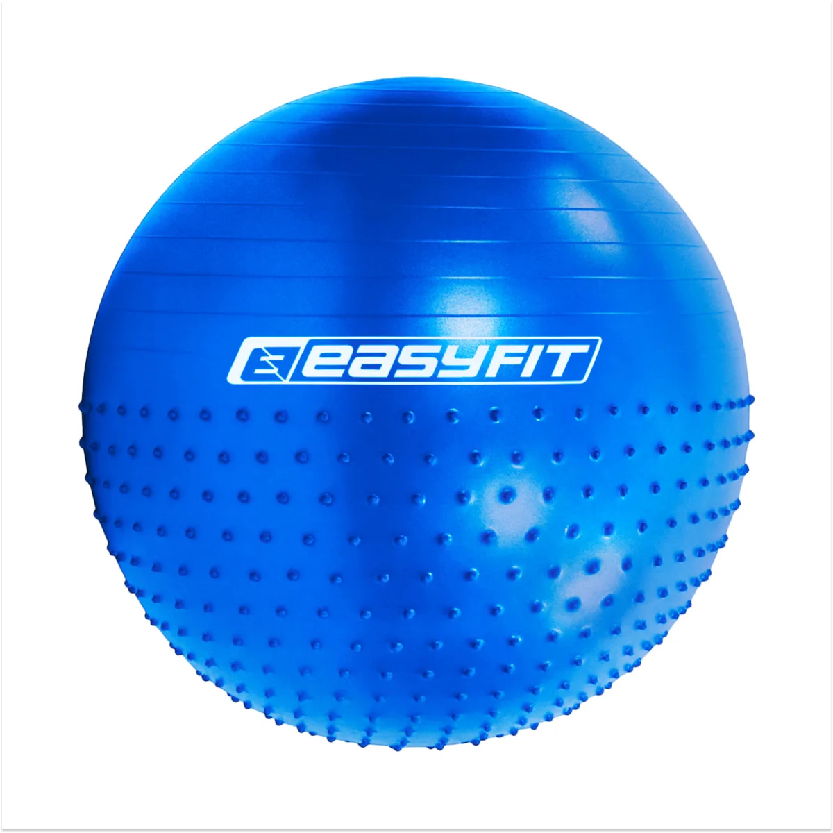 Фітбол полумасажний EasyFit Hybrid ПВХ 85 см Синій