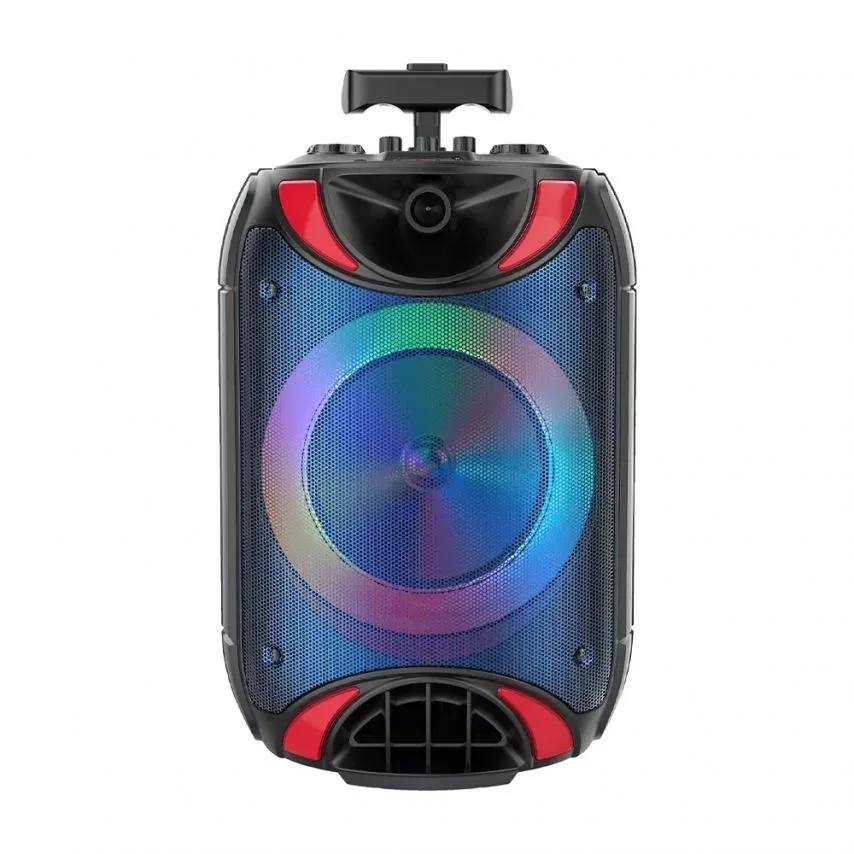 Портативна колонка Bluetooth 15W 285х255х425 мм Синя з мікрофоном і функцією караоке
