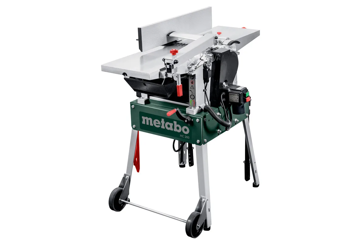 Рейсмусово-фугувальний верстат Metabo 2200 Вт 160х260 мм Чорний