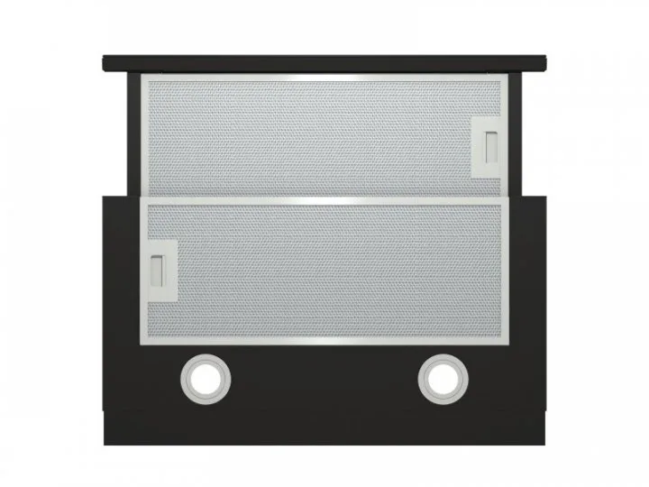 Витяжка Gorenje телескопічна 60см 450м3 год чорна кухонна витяжка для відведення повітря рециркуляції