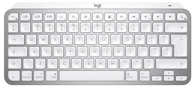 Клавіатура Logitech Бездротова Мембранна Підсвічування 295,9х131,95 мм Білий
