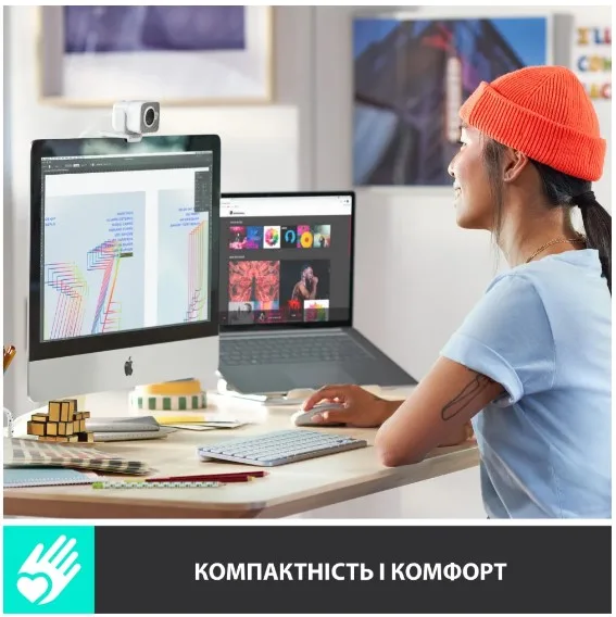 Клавіатура Logitech Бездротова Мембранна Підсвічування 295,9х131,95 мм Білий