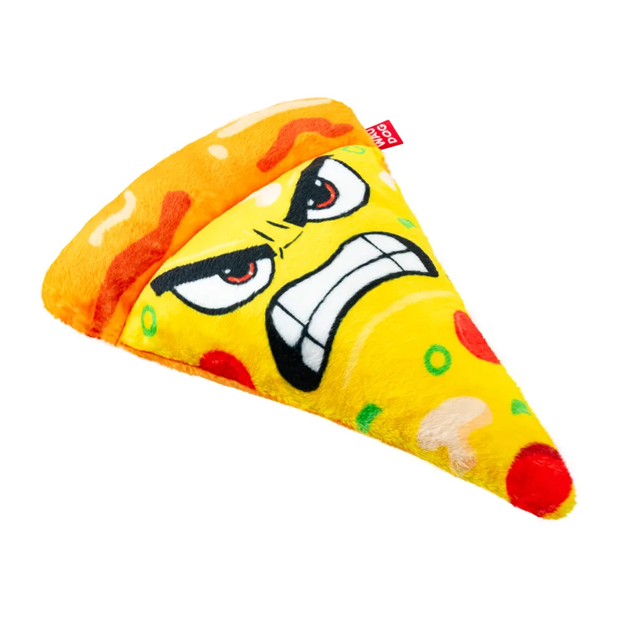 Іграшка для собак WAUDOG Fun Plush Піца з хрускотом 22,5х16 см плюш