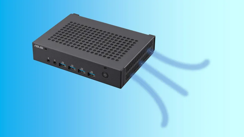 Комп'ютер персональний неттоп ASUS PN43-BBN100MD MFF, Intel N100, 1*SO-DIMM, M.2SSD, UMA, WiFi, NoOS