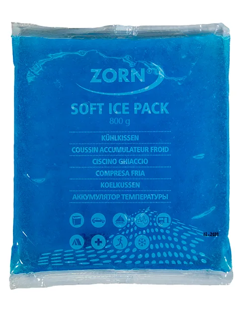 Акумулятор температури ZORN Soft Ice гелевий 195х20х300 мм синій 800 гр