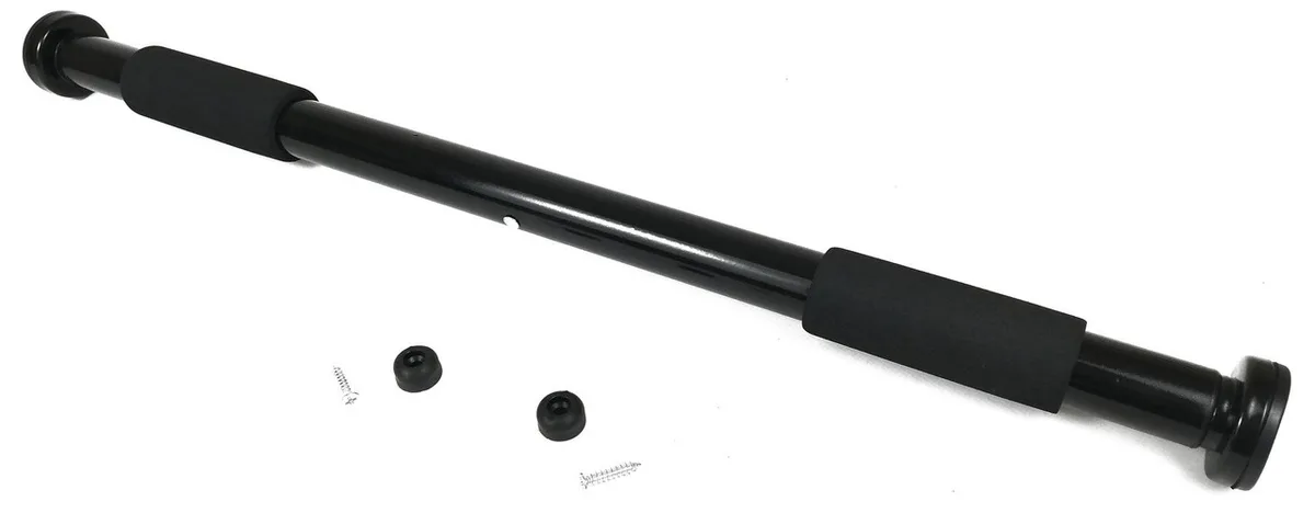 Розсувний турнік EasyFit сталь 63-100 см чорний