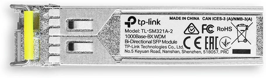 Трансивер SFP TP-LINK TL-SM321A-2 1x1000BaseBX, SM, WDM, 2км LC