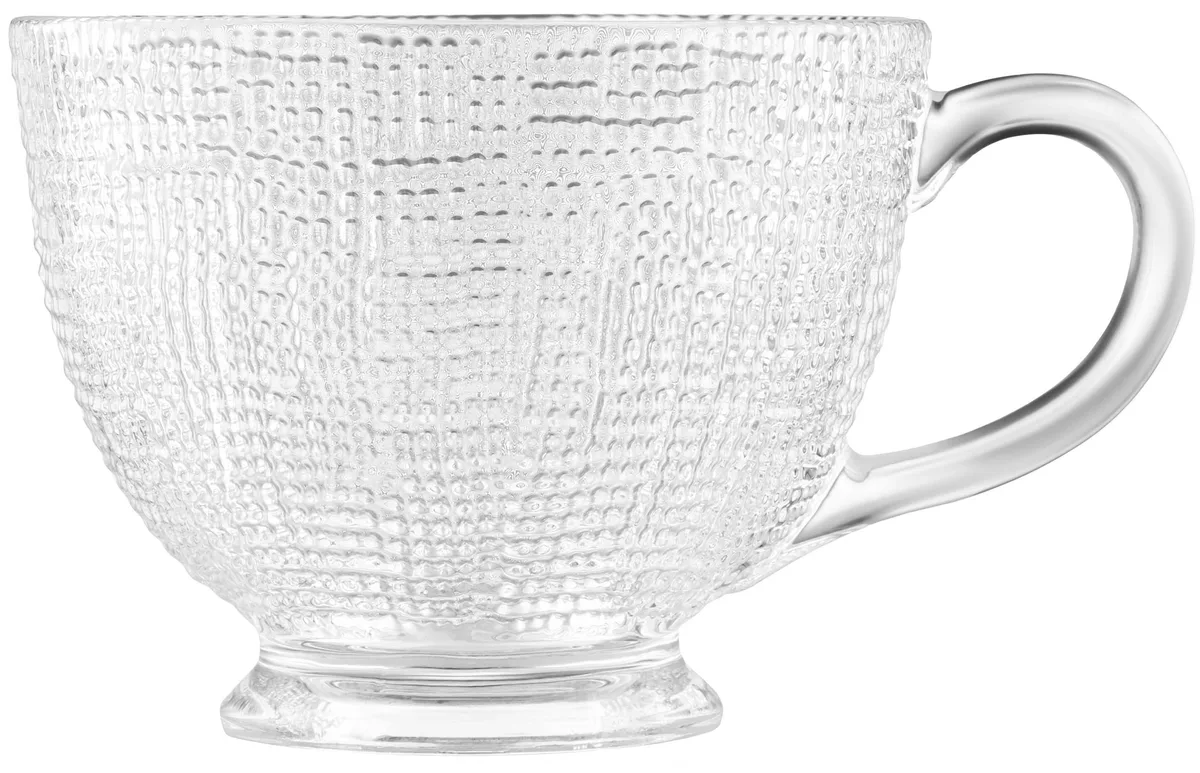 Чашка ARDESTO Ice 400 мл, скляна, прозора.