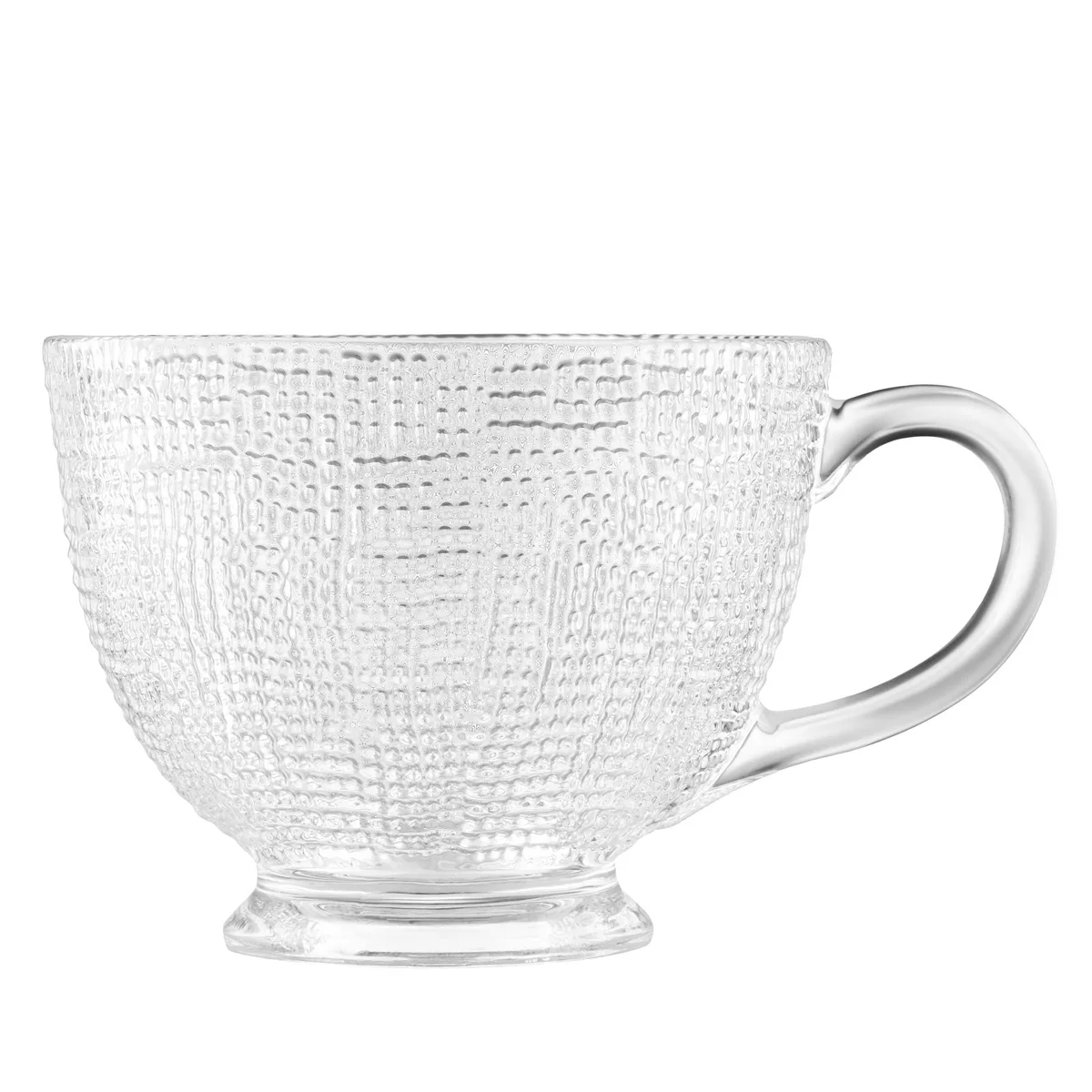 Чашка ARDESTO Ice 400 мл, скляна, прозора.